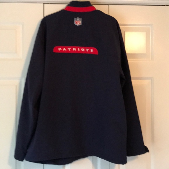 Men’s Reebok NE Patriots full zip jacket - Picture 3 of 10